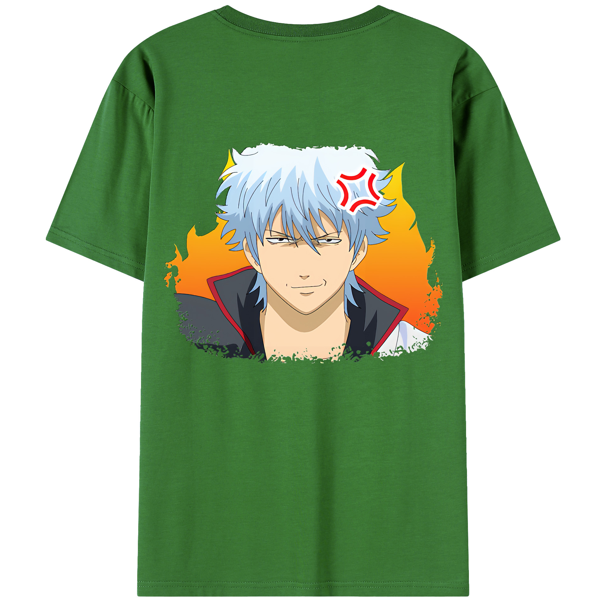 （画像用） ぎんたま 坂田銀時（さかたぎんとき） 神楽 志村新八（しむら しんぱち） GINTAMA Sakata Gintoki Kagura Shimura Shinpachi レディース半袖Tシャツ(バックプリント)
